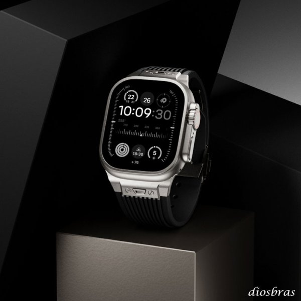 画像3: アップルウォッチ 高級 バンド シリコン スポーツ ラバーバンド apple watch バンド アップルウォッチバンド 44mm 45mm 46mm 49mm  6 /7/8/ULTRA/SE おしゃれ かわいい レディース バンド くすみカラー (3)