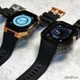画像3: apple watch アップルウォッチ  バンド ステンレス ケース　カバー 一体型 バンド ラバー 高級ベルト ケースバンド メンズ ベルト ステンレス 44mm  45mm  49mm 46mm 一体型 おしゃれ 腕時計 プレゼント クロコダイル レザーストラップ  Series4/5/6/7/8/9/10/SE