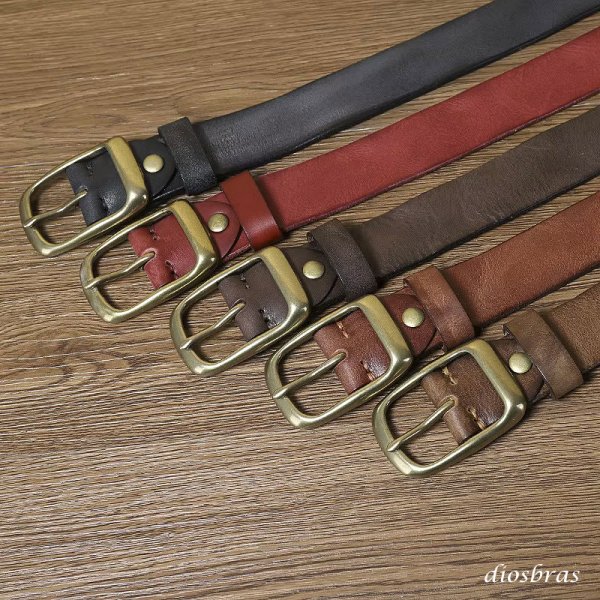 画像6: レザー ベルト メンズ 本革 ビジネス ロング 本革ベルト 黒 茶 メンズベルト 男性用 カジュアル おしゃれ シンプル 革ベルト メンズベルト 父の日 紳士用 ビジネス  ヴィンテージ キャメル ブラウン ブラック プルアップレザー イタリア 28mm 3.2mm厚