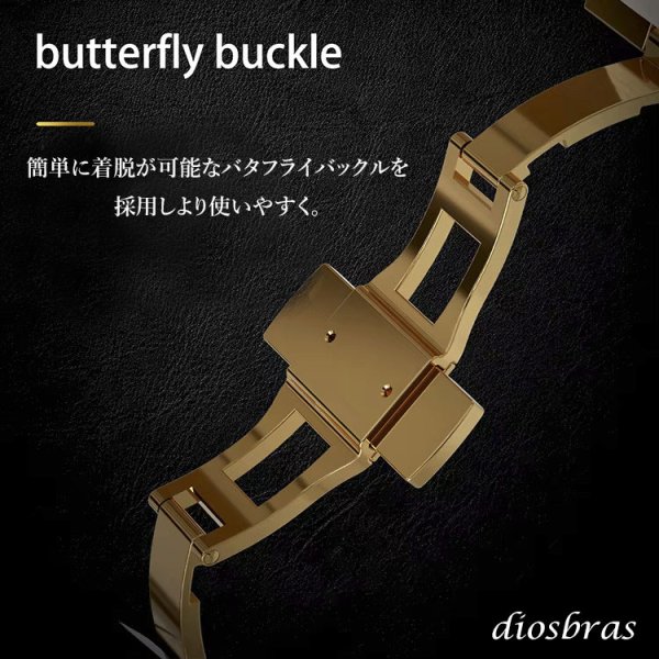 画像8: apple watch アップルウォッチ ウルトラ ULTRA 49mm  バンド ステンレス ケース　カバー 一体型 バンド ラバー 高級ベルト ケースバンド メンズ ベルト ステンレス 44mm 40mm 45mm 一体型 おしゃれ 腕時計 クロコダイル レザーストラップ  Series4/5/6/7/8/SE (8)