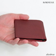 画像3: サメ革 二つ折り財布　ショートウォレット LAVIE-ラビエ-　財布 シャークスキン ミニ財布 極薄 ショート　メンズ レディース 本革 鮫革  大容量　本格派向け拘り財布　気仙沼産シャークスキン  ジッパー  財布 ヌメ革 レザーウォレット ウォレット  牛革 紳士 婦人　エコレザー認定 (3)
