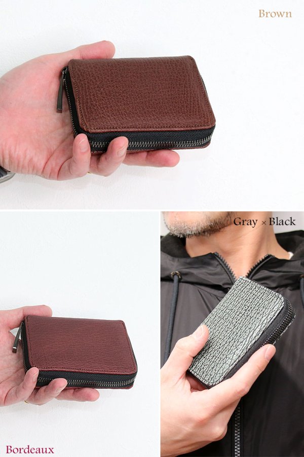 画像19: 宮城県 気仙沼産ヨシキリザメ　吉切鮫　ブルーシャーク　国内唯一エコレザー認定 サメ革 財布 シャークスキン ミニ財布 ミニマリスト　コンパクト　ラウンドファスナー メンズ レディース 本革 鮫革  大容量　本格派向け拘り財布　気仙沼産シャークスキン　 ウォレット  ラウンド ジッパー  財布 ヌメ革 レザーウォレット ロングウォレット バイカー 牛革 紳士 婦人　エコレザー認定