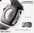 画像5: apple watch アップルウォッチ シリーズ10 46mm  バンド ステンレス ケース　カバー 一体型 バンド ラバー 高級ベルト ケースバンド メンズ ベルト ステンレス 44mm 40mm 45mm 一体型 おしゃれ 腕時計 クロコダイル レザーストラップ  Series10
