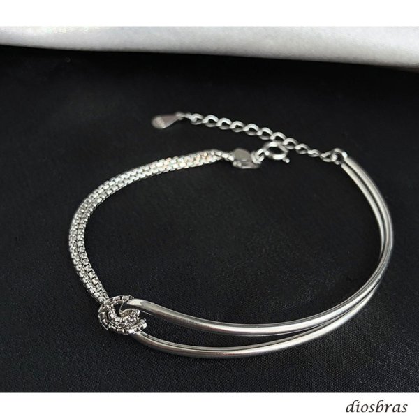 画像7: チェーン ブレスレット レディース  シルバー925 アンカー マリン シルバーバングル  チェーン プレーン ブレスレット ハンドメイド プレート　ボールチェーン