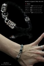 画像3: 【diosbras-ディオブラス】ブレス　アトラス　ローマ数字　リング　レザー　ブレスレット ターコイズ　オニキス　アラベスク　トライバル男女ペア　唐草　シルバー９２５　【全国送料無料】 (3)