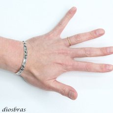 画像3: シルバーバングル クロス 十字架 シルバーアクセサリー メンズ ブレスレット シルバー925 メンズアクセサリー プレゼントに人気 送料無料 diosbras-ディオブラス- (3)