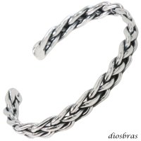チェーン バングル ブレスレット チェーン シルバーブレスレット シルバーアクセサリー メンズ シルバーバングル ブレスレット バングル シルバー925 メンズアクセサリー プレゼント 人気