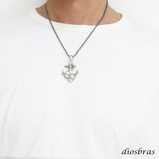 画像3: アンカー ペンダント トップ ロープ ゴールド ゴシック シルバー925ペンダント シルバー 925 ネックレス  メンズ レディース (3)