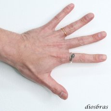 画像3: シルバーリング 王冠 クロス フリーサイズ 十字架 リング シルバーアクセサリー クラウン メンズ 指輪 シルバー925 メンズアクセサリー 大きいサイズ フリーサイズ (3)