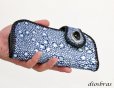 画像3: メンズ長財布 バイカーズウォレット イバラエイ レザーウォレット 本革 カットスティングレー スター エイ革 長財布 バイカーズウォレット シルバー９２５コンチョ 革財布 皮財布 ロングウォレット 天然皮革 梅花皮 かいらぎ メンズ 長財布 ガルーシャ ブルー