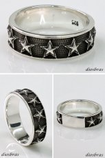 画像2: リング スター 星 立体的 シルバー925 シルバーアクセサリー 指輪 シルバー メンズ シルバーリング メンズアクセサリー メール便なら全国送料無料 (2)
