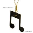 画像4: 音符 音楽 ペンダント k18 18金トップのみ 単品 シンプル ゴールド 18k メンズ レディース  18金 チャーム クロス ペンダントトップ  ネックレス