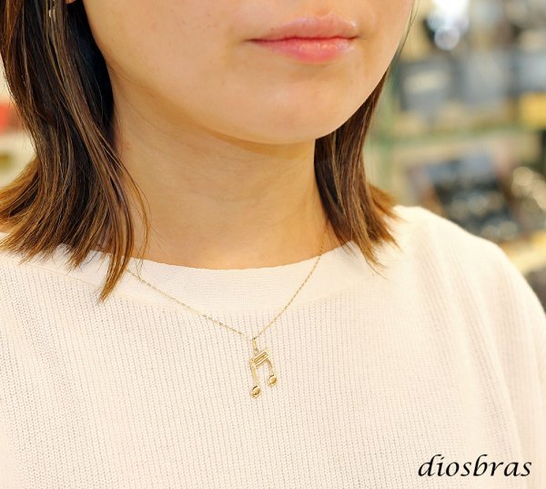画像6: 音符 音楽 ペンダント k18 18金トップのみ 単品 シンプル ゴールド 18k メンズ レディース  18金 チャーム クロス ペンダントトップ  ネックレス
