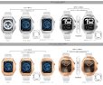 画像11: apple watch アップルウォッチ  バンド ステンレス ケース　カバー 一体型 バンド ラバー 高級ベルト ケースバンド メンズ ベルト ステンレス 44mm 40mm 41mm 45mm 一体型 おしゃれ 腕時計 プレゼント クロコダイル レザーストラップ  Series4/5/6/7/8/9/10/SE