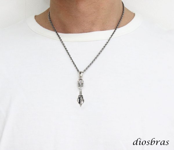 画像3: ペンダント ドルジェ ドージェ ネパール シルバー925 ドージェ ダガー メンズ シルバーネックレス シルバーアクセ ペンダントトップ ハード レディース メンズ