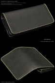 画像6: メンズ長財布 レザーウォレット 本革 サドルレザー 牛革 シンプルウォレット メンズ長財布 レザーウォレット メンズ 長財布 革財布 皮財布 ロングウォレット 本物 天然皮革 ハンドメイド ウォレット お財布 紳士財布 婦人財布 プレゼント サイフ ヌメ革 ブラック 黒