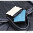 画像3: メンズ二つ折り レザーウォレット 本革 スティングレイ エイ革 ガルーシャ シンプルウォレット スリム 薄い 短財布 レザーウォレット 革財布 皮財布 ショートウォレット ウォレット 紳士財布 婦人財布 サイフ 二つ折り財布 メンズ レディース 財布 L型コインファスナー