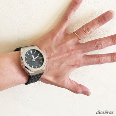 画像13: 【1年保証】カシオーク　カスタム G-shock ジーショック GA-2100 GA-2110用 カシオーク 最新型 ステンレス ケース ラバーストラップ カシオーク ラバー ベルト ケース カスタム (13)