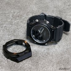 画像4: 【1年保証】カシオーク　カスタム G-shock ジーショック GA-2100 GA-2110用 カシオーク 最新型 ステンレス ケース ラバーストラップ カシオーク ラバー ベルト ケース カスタム (4)