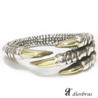 【シルバーリング】【ドラゴン　リング】【シルバーアクセサリー】クロウ　爪　リング 龍　竜　シルバーアクセサリー メンズ シルバーリング 指輪 シルバー925 メンズアクセサリー 大きいサイズ フリーサイズ【メール便なら全国送料無料】