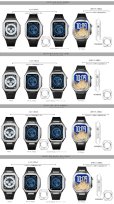 画像6: apple watch アップルウォッチ  バンド ステンレス ケース　カバー 一体型 バンド ラバー 高級ベルト ケースバンド メンズ ベルト ステンレス 44mm 40mm 41mm 45mm 一体型 おしゃれ 腕時計 プレゼント クロコダイル レザーストラップ  Series4/5/6/7/8/9/10/SE