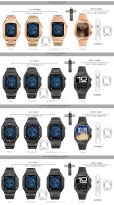 画像11: apple watch アップルウォッチ  バンド ステンレス ケース　カバー 一体型 バンド ラバー 高級ベルト ケースバンド メンズ ベルト ステンレス 44mm 40mm 41mm 45mm 46mm 42mm 一体型 おしゃれ 腕時計 プレゼント クロコダイル レザーストラップ  Series4/5/6/7/8/9/10/SE