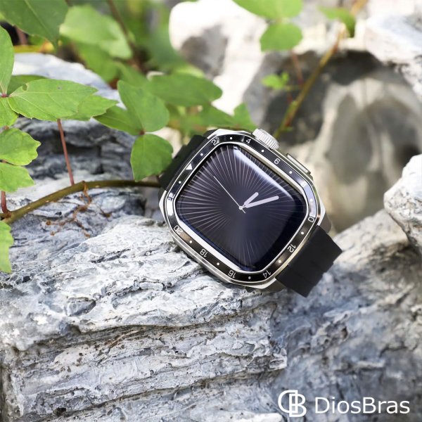 画像9: 【1年保証】アップルウォッチ ウルトラ 46mm  バンド メタル ケース スポーツモデル　プロフェッショナルモデル　カバー 一体型 バンド ラバー apple watch 高級ベルト ケースバンド メンズ ベルト メタル素材  一体型 おしゃれ 腕時計  Series4/5/6/7/8/9/SE