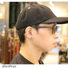 画像3: ピアス ブラックジルコニア ワンポイント シルバー925 シルバーピアス アラベスク レディース メンズ アクセサリー クロス フレア (3)