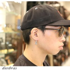 画像2: ピアス スカル ジルコニア 王冠 クラウン ドロップ ピアス アクセサリー 本物シルバー９２５ スカルヘッド  片方ピアス メンズ レディース (2)