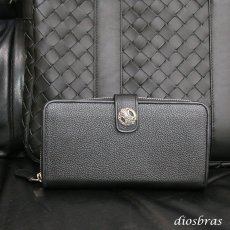 画像11: 長財布 ラウンドファスナー クロス シルバー925製 コンチョ 十字架 レザーウォレット 革財布 本革 レザー シュリンクレザー ラウンドジッパー ウォレット ハンドメイド 牛革 レディース おしゃれ スリム メンズ長財布  男性 女性 メンズ財布 ファスナー カード収納 大容量 (11)