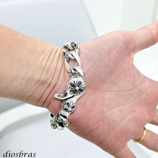 画像4: アップルウォッチ  シルバー925 バンド  ブレス　クロス　十字架  メンズ apple watch  高級 一体型 　高級ベルト ベルト 44mm 45mm  46mm 49mm シリーズ10  おしゃれ