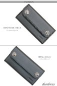 画像4: 長財布 クロス トラッカーウォレット シルバー925製 コンチョ 十字架 レザーウォレット 革財布 本革 レザー シュリンクレザー かぶせ財布 ウォレット ハンドメイド 牛革 レディース おしゃれ スリム メンズ長財布  男性 女性 メンズ財布 ファスナー カード収納 大容量