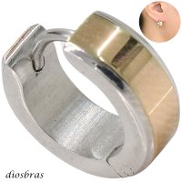 ステンレス フープピアス シルバー 金属アレルギー対応 メタル素材 シンプル 小さめ フープ リング 輪っか ピアス ゴールド メンズ アクセサリー レディース 中折れ式 13mm