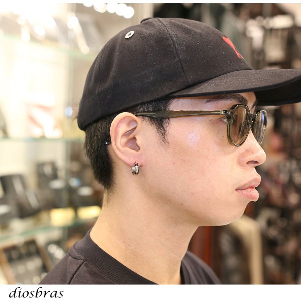 画像3: ステンレス フープピアス シルバー 金属アレルギー対応 メタル素材 プレーン シンプル 小さめ フープ ループ リング 輪っか ピアス メンズ アクセサリー レディース 中折れ式 13mm