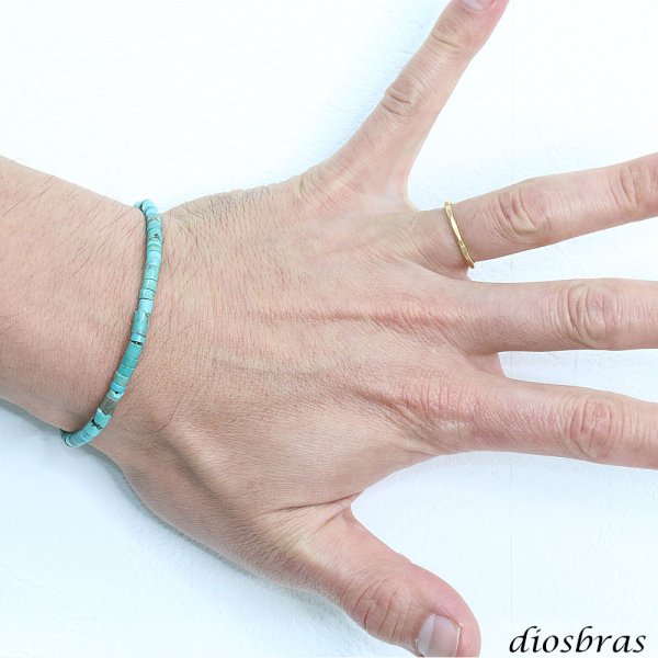 画像2: ターコイズ 馬蹄 ホースシュー フェザー ブレスレット ブレス メンズ ネイティブ  羽 ターコイズ オニキス シルバー925 チェーン さざれ石 メディスンホイール フェザー