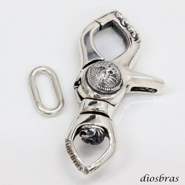 画像6: キーリング キーホルダーの接続に丸カン 楕円 丸型 カラビナ サークル  マルカン１個売り 極太ビーズ シルバー シルバー925 ビーズ アクセサリー ハンドメイド パーツ  線径2 5mm 直径17mm×9mm   メール便全国送料無料