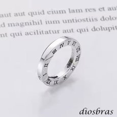 画像5: キーリング キーホルダーの接続に丸カン 丸型 カラビナ  ローマ数字 アトラス サークル  マルカン１個売り 極太ビーズ シルバー シルバー925 ビーズ アクセサリー ハンドメイド パーツ 線径2 3mm 直径17.5mm 内径12mm   メール便全国送料無料 (5)