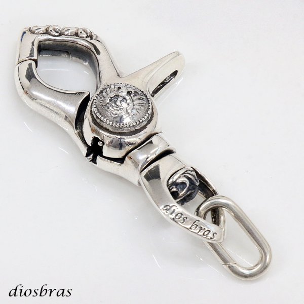 画像2: キーリング キーホルダーの接続に丸カン 楕円 丸型 カラビナ サークル  マルカン１個売り 極太ビーズ シルバー シルバー925 ビーズ アクセサリー ハンドメイド パーツ  線径2 5mm 直径17mm×9mm   メール便全国送料無料