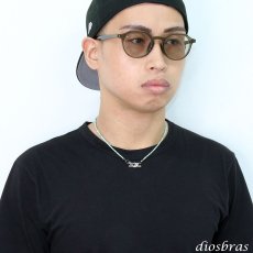 画像6: ターコイズ Tバー 極細2.8mm ネックレス　チェーン 天然石 メンズ ネイティブ  ターコイズ シルバー９２５ チェーン さざれ石 シンプル (6)