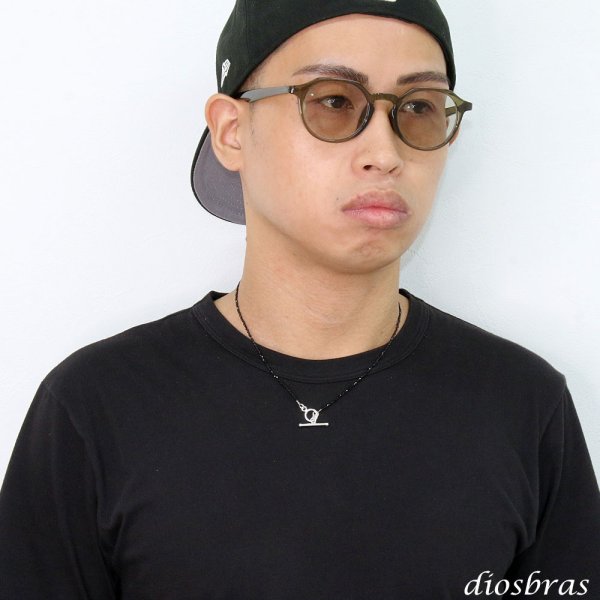 画像6: ブラックスピネル Tバー 極細1.6mm ブリリアンカット ブラックダイヤモンド ネックレス　チェーン 天然石 メンズ ネイティブ  ブラックスピネル  シルバー９２５ チェーン さざれ石 シンプル