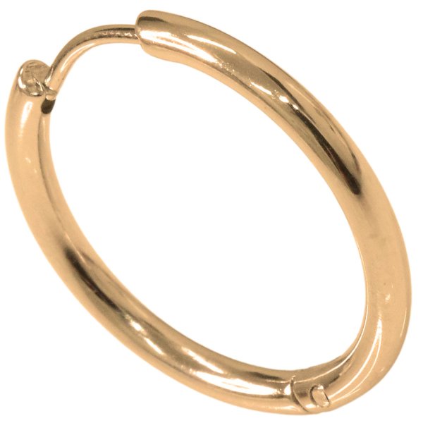 画像7: ステンレス フープピアス シルバー 銀 金属アレルギー対応 光沢 メタル素材 ゴールド 金 シンプル 小さめ フープ ループ リング 輪っか ピアス アクセサリー メンズ レディース 中折れ式 20mm  メール便なら送料無料