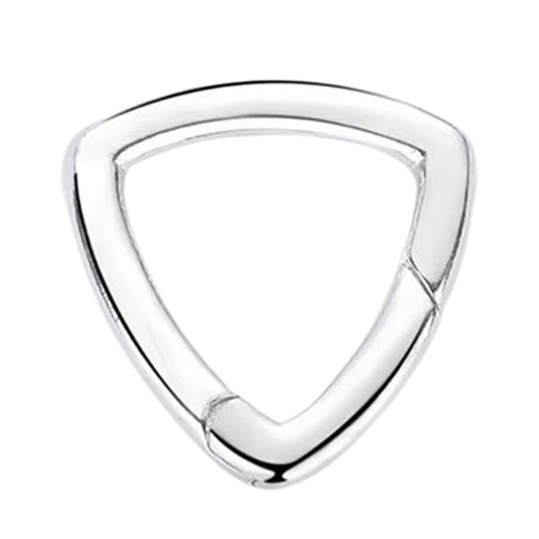 画像14: キーリング キーホルダー ファニー カラビナ 丸カン ハート 三角 トライアングル 楕円 スクエア 四角 丸型 カラビナ サークル  マルカン１個売り 極太ビーズ シルバー シルバー925 ビーズ アクセサリー ハンドメイド パーツ  線径2 5mm 直径17mm×9mm   スターリングシルバー