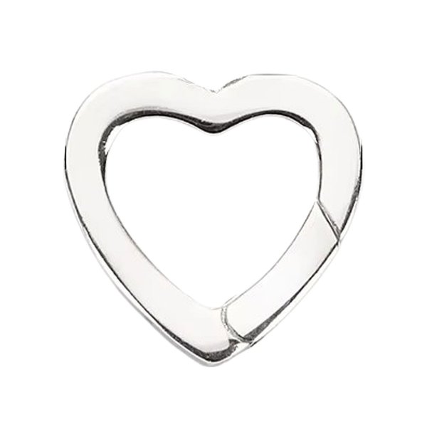 画像10: キーリング キーホルダー ファニー カラビナ 丸カン ハート 三角 トライアングル 楕円 スクエア 四角 丸型 カラビナ サークル  マルカン１個売り 極太ビーズ シルバー シルバー925 ビーズ アクセサリー ハンドメイド パーツ  線径2 5mm 直径17mm×9mm   スターリングシルバー