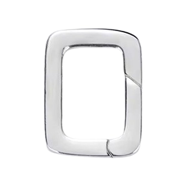 画像12: キーリング キーホルダー ファニー カラビナ 丸カン ハート 三角 トライアングル 楕円 スクエア 四角 丸型 カラビナ サークル  マルカン１個売り 極太ビーズ シルバー シルバー925 ビーズ アクセサリー ハンドメイド パーツ  線径2 5mm 直径17mm×9mm   スターリングシルバー