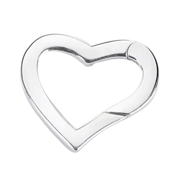 画像11: キーリング キーホルダー ファニー カラビナ 丸カン ハート 三角 トライアングル 楕円 スクエア 四角 丸型 カラビナ サークル  マルカン１個売り 極太ビーズ シルバー シルバー925 ビーズ アクセサリー ハンドメイド パーツ  線径2 5mm 直径17mm×9mm   スターリングシルバー