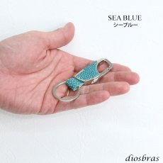 画像4: キーホルダー　キーチェーン　キーストラップ　ガルーシャ　スティングレイ　エイ革　スティングレー キーホルダー キーループ　キーストラップ キーホルダー ネームタグ　革 名入れ ネームプレート キーケース レザー スーツケース ネームホルダー (4)