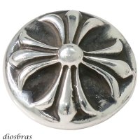 クロスコンチョ コンチョ クロスボール 十字架 ゴシック コイン クロス コンチョシルバー９２５コンチョ ナバホ 財布 ウォレット メンズ  ネジ式  メール便送料無料