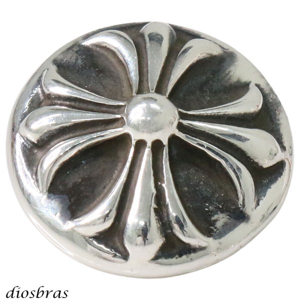 画像1: クロスコンチョ コンチョ クロスボール 十字架 ゴシック コイン クロス コンチョシルバー９２５コンチョ ナバホ 財布 ウォレット メンズ  ネジ式  メール便送料無料