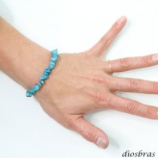画像2: diosbras-ディオブラス ターコイズ 馬蹄 ホースシュー フェザー ブレスレット ブレス メンズ ネイティブ  羽 ターコイズ オニキス シルバー９２５ チェーン さざれ石 メディスンホイール フェザー (2)