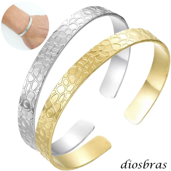 画像1: バングル ステンレス 波紋　波型  316L サージカルステンレス プレーン ステンレスブレスレット ステンレスバングル シルバーブレスレット ゴールド シルバー ブラックニッケル   メンズ レディース SILVER925 ステンレススティール シルバーアクセ  diosbras-ディオブラス-